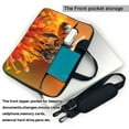 thumbnail image 2 of Lsque Honeybee On Vibrant Flower Pattern Laptop Bag – Portable & Slim Single-Shoulder Computer Case with Adjustable Strap, Protective, Lightweight for 13”/14”/15.6” Laptops, 2 of 8