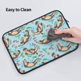 thumbnail image 5 of Pofeuu Cute Otters Print Laptop Carrying Case,13-15-Inch Laptop and Tablet, Sleek Design, Durable and Water-Repellent Fabric, Business Casual or School-13 inch, 5 of 8
