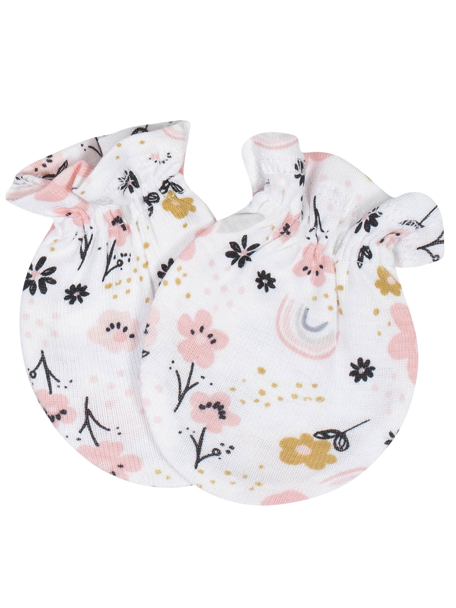 Gerber Baby Girls Caps & Mittens Set, 8-Piece