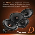 thumbnail image 2 of Altavoces para coche Pioneer TS-D65F, 2 vías, rango completo, 6.5 pulgadas, 2 of 6