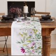 thumbnail image 2 of Store Flowers Cotton Linen Table Runner Dresser Scarves,Spring Field Wild Flowers Plants Table Runners for Dinning Table,Farmhouse Kitchen Decor,Holiday Dinner Decoration-16x72 Inch, 2 of 8