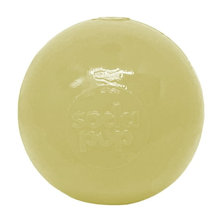 SodaPup Squeaker Ball - Durable Dog Ball Toy, Chew Toy & Floating Retrieving Toy with Squeaker Made in USA from Non-Toxic, Pet-Safe, Food Safe Rubber Material for Bonding, Physical Exercise, & More