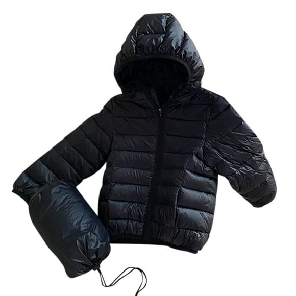 Baozhu Kids Boys OutWear Coat Winter Warm Hooded Puffer Lightweight Water-Resistant Packable Puffer Jacket Coat 2-8 Years