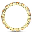 thumbnail image 3 of Pompeii3 1Cttw Citrine & Diamond Wedding Eternity Stackable Ring 10k Yellow Gold, 3 of 4