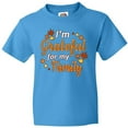 thumbnail image 3 of Inktastic I'm Grateful for my Family in Orange with Fall Leaves Youth T-Shirt, 3 of 5