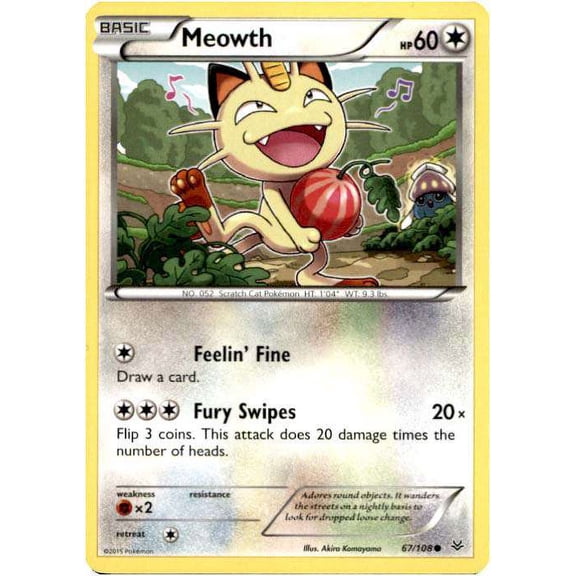 Pokemon Roaring Skies Meowth #67