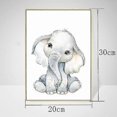 thumbnail image 2 of Simple cartoon animal children's room decoration painting, wall art., 2 of 4