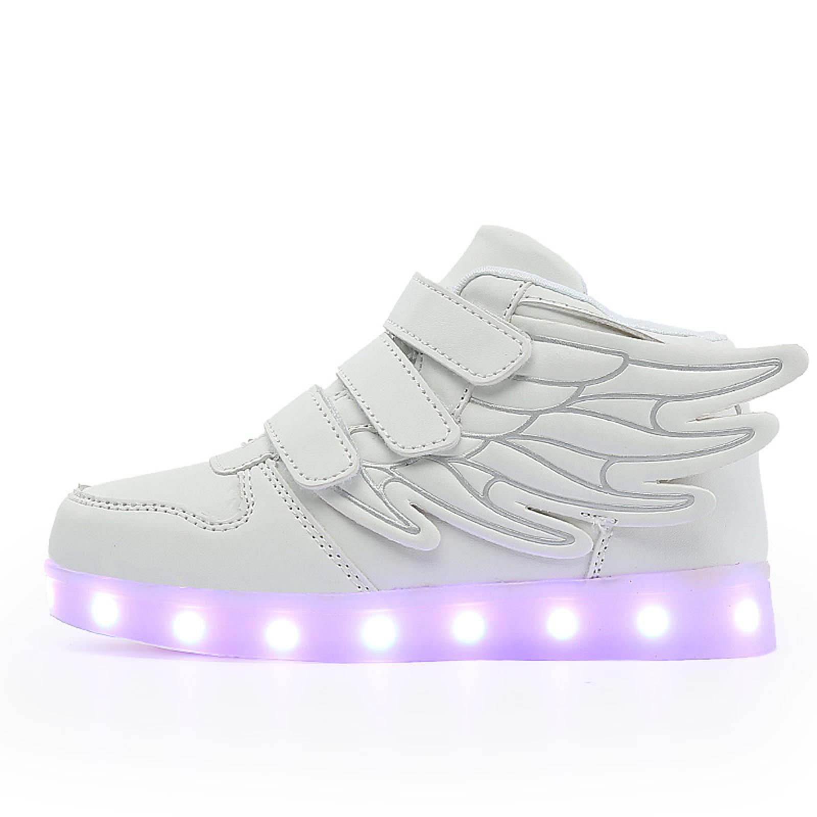 Details about   7 Color Led Luminous Sneakers USB Charging Kids Light Up Shoes Fashion Shoes 