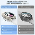 thumbnail image 6 of KOMI [2Pack] for Samsung Galaxy Watch 5 2022 & 4 2021 Screen Protector Case 44mm Accessories, Protective Face Cover for 44 mm, Hard Bumper Built-in Tempered Glass Film for Women Men, 6 of 8