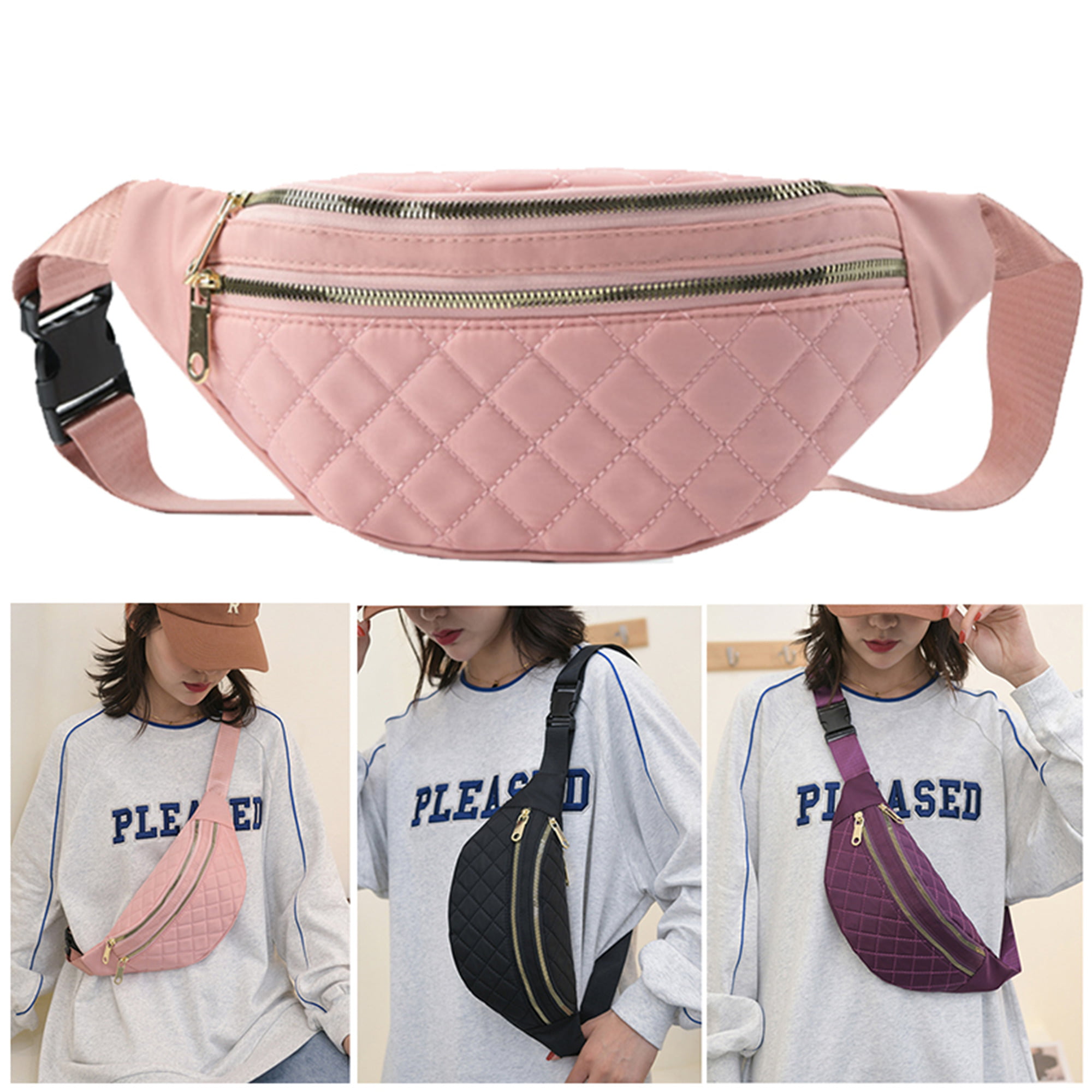 Elbourn 1 Pack Fanny Pack Waist Pack for Women,Fashion Belt Bags Gifts ...