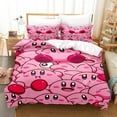 thumbnail image 2 of Kirby Cartoon Anime 2 Piece/3 Piece Bedding Sets Comforters Sets & Pillowcases Set for Boys Girls Mens Womens Breathable Durable Microfiber Super Soft Ultra-Soft Fashion Funny, 2 of 8