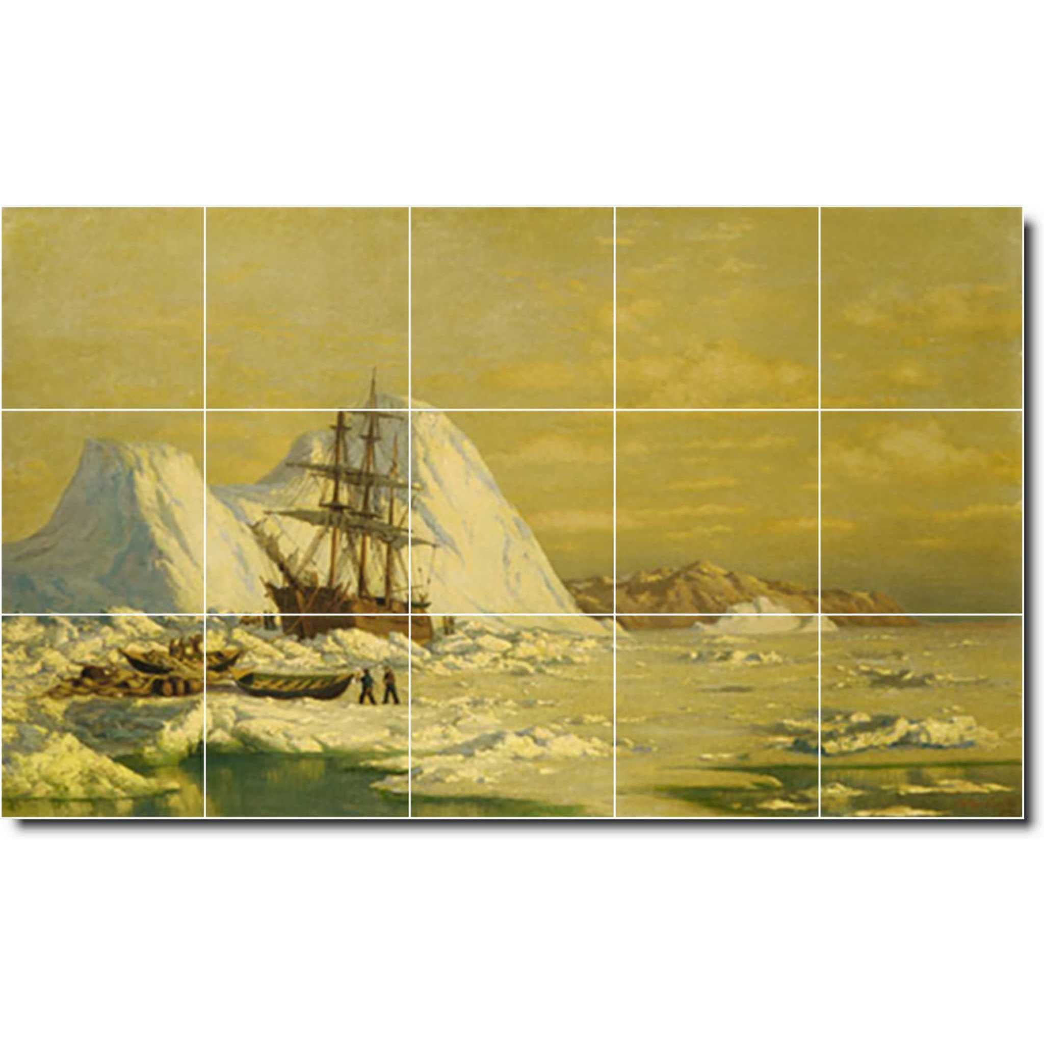 Ceramic Tile Mural William Bradford Waterfront Painting 380 21 25 W X 12 75 H Using 15 4 25 X 4 25 Ceramic Tiles Walmart Com Walmart Com Ceramic Tile Mural William Bradford Waterfront Painting 380 21 25 W X 12 75 H Using 15 4 25 X 4 25 Ceramic Tiles Walmart Com Walmart Com