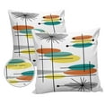 thumbnail image 2 of Outdoor Throw Pillow Cover Mid-Century Abstract Ellipse Line Waterproof Cushion Covers 2 Pack Color Block on White Pillow Cases Home Decoration for Patio Garden Couch Sofa, 2 of 7