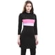 thumbnail image 2 of EeaseMX Traje de baño deportivo de dos piezas de manga larga para mujer, ideal para playa, surf y natación (negro, rosa y verde, talla XL)., 2 of 8