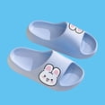 thumbnail image 6 of Owordtank Kids Rabbit Slippers Cute Bunny Slipper Home Bathroom Slippers Indoor Slippers For Kids Girls, 6 of 7