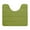Green, variant on Beautynvta Toilet Mat U Shaped Memory Foam Toilet Bath Mat, Comfortable and Water Absorption, Non-Slip Machine Washable and Easier to Dry for Bathroom Commode Contour Rug,16" x 20", Gray