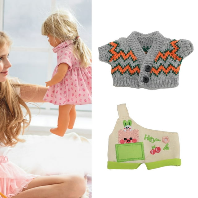 Ropa de Muñeca de Peluche, TraJes de Figuras de Anime de 20 cm para muñecas, Juguetes de Peluche, Animales de Peluche Suaves, Muñecas de de Algodón para Niña, Accesorios, Accesorios,