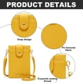 thumbnail image 3 of PU women's mobile phone messenger bag, mobile phone shoulder bag with wallet and handbag, 3 of 5