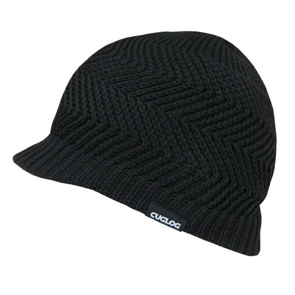 Decky K011-BLK Elbert Zig Zag Pattern Jeep Cap- Black