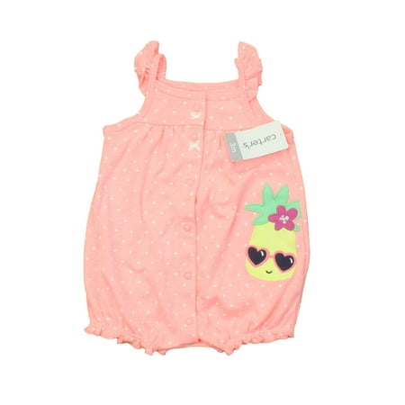 

Pre-owned Carter s Girls Pink | Yellow Romper size: 3 Months