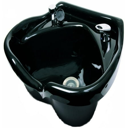 Belvedere Bathroom Sink With Fixtures And 403 Vacuum Breaker Black
