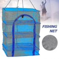 thumbnail image 1 of Sunning Net Folding Dried Fish Drying Cage Multi-function Nylon Net for Fishing, 1 of 3