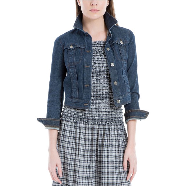 Chaqueta vaquera Max Studio London para mujer color azul pequeña