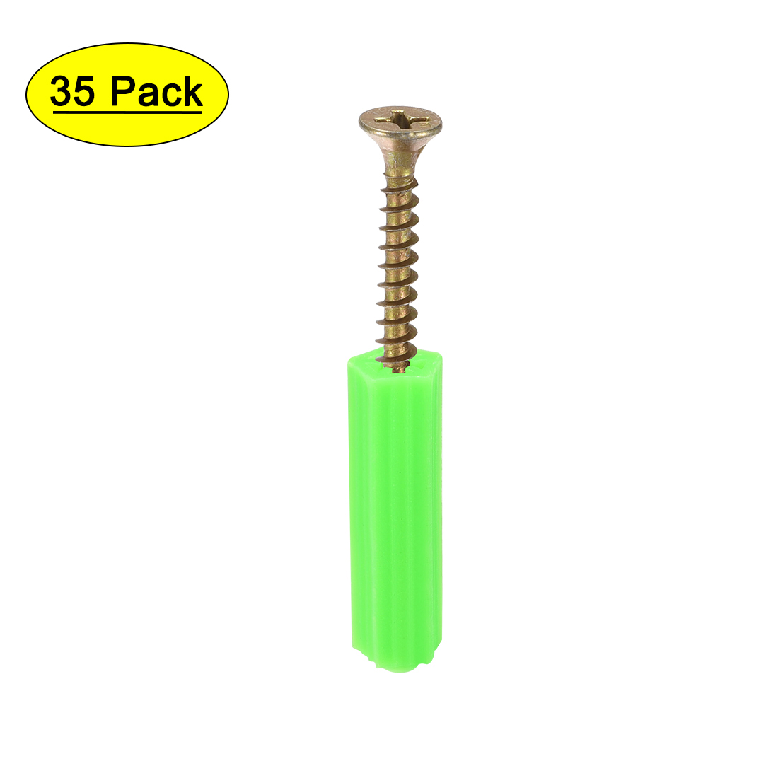 7X25mm Household Masonry Plastic Screws Anchor Expansion Pipe Fixings
