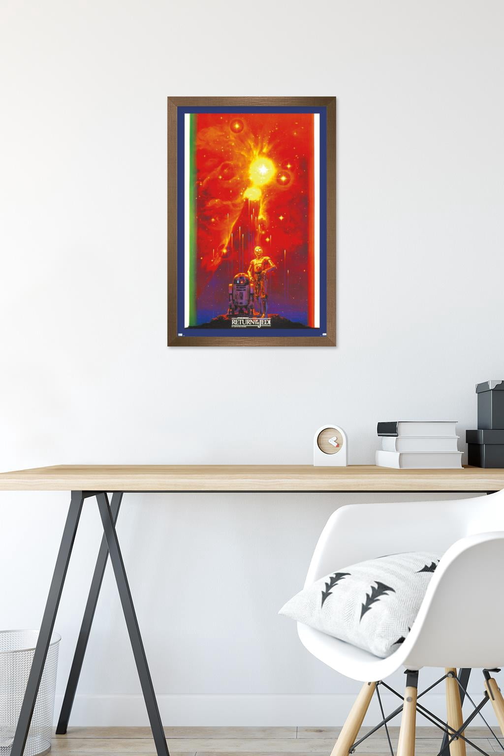 Star Wars: Return of the Jedi - Droid Celebration Wall Poster, 14.725" x 22.375" Framed