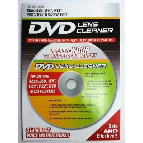 Playtech Ps3 Wii Xbox 360 Cd Dvd Lens Cleaner Walmart Com