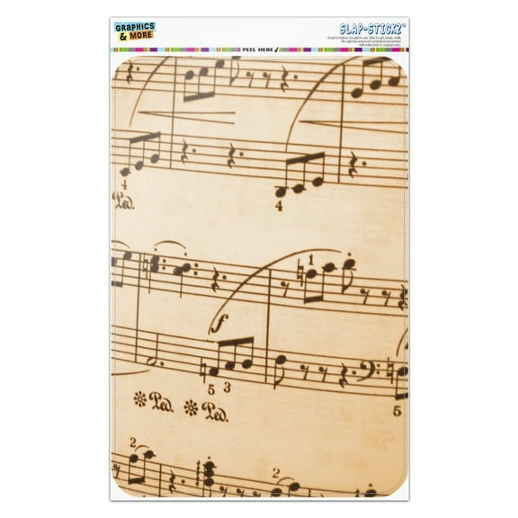Vintage Sheet Music Notes Musical Score Musician Home Business Office Sign