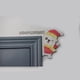 thumbnail image 1 of Decoración de marco de puerta de Navidad, adorno de esquina de puerta de dibujos animados de madera, Papá Noel, alce, Ángel, Feliz Navidad, decoración del hogar, Feliz Año Nuevo, 1 of 4