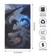 thumbnail image 2 of Fotbe Black And Blue Lightning Dragon Toalla Premium con Patrón, Toalla de Microfibra de Secado Rápido, Ligera y Altamente Absorbente (27.5x16in), Ideal para Uso Diario, 2 of 6