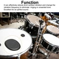 thumbnail image 6 of Uxcell 16 Pcs Drum Dampeners Gel Pads Silicone Black 30x25x3mm/98x22x2mm for Drums Cymbals Tone Control, 6 of 6