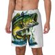 thumbnail image 1 of Balery Big bass fish Bañador para hombre, shorts de playa de secado rápido con entrepierna y forro de compresión-3X-Large, 1 of 6