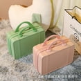 thumbnail image 4 of Maleta de mano femenina, caja de regalo, estuche de almacenamiento de regalo, estuche de maquillaje de 14 pulgadas, estuche de viaje para boda, Mini maletas, 4 of 4