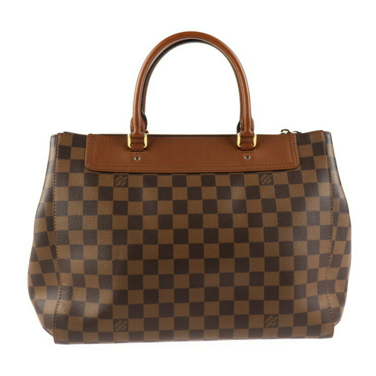 used Pre-owned Louis Vuitton Louis Vuitton Greenwich Handbag N41337 Damier Canvas Brown 2way Shoulder Bag (Good), Adult Unisex, Size: (HxWxD): 23cm x