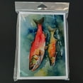 thumbnail image 3 of Salmon Greeting Cards Pack of 8 7 in x 5 in, 3 of 3