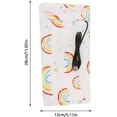 thumbnail image 4 of 1 calentador de biberones portátil con funda aislante de viaje con dibujos animados para el hogar, soporte universal para biberones con USB (sin biberón, arcoíris), 4 of 4