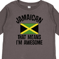 thumbnail image 4 of Inktastic Jamaica Awesome Jamaican Boys or Girls Long Sleeve Toddler T-Shirt, 4 of 5