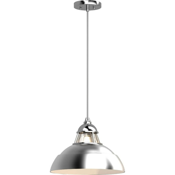 Volume Lighting V1888 1 Light 14" Wide Pendant - Nickel