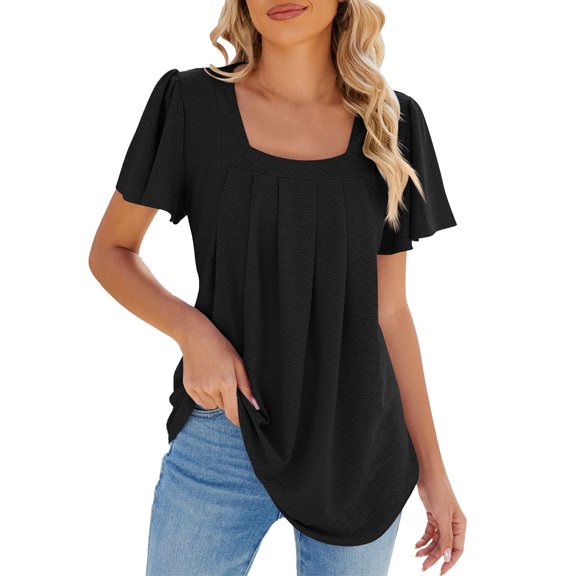 Women Blouses Shirts for plus Size Women Long Shirts Womens Tunic Tips Womens Pajama Top Long Sleeve Pullover Lace Tops for N L V Neck Dressy Tops Softball Undershirt Sleeve Black L