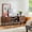 Retro Brown, variant on Mid-Century Modern TV Stand for TVs up to 60", Wood Entertainment Center with Storage Cabinets and Open Shelves, Black