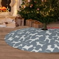 thumbnail image 6 of Yiaed Poodle Dog Print Christmas Tree Skirt , Tree SkirtsTree Mat for Christmas Winter Holiday Indoor Decorations-30", 6 of 7