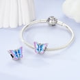 thumbnail image 2 of MULA Original Christmas Flowers Insects Butterflies Lucky 925 Sterling Silver DIY Charms 5A Zircon fit Charms Bracelets for Women Jewelry, 2 of 6