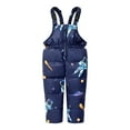 thumbnail image 5 of Sawvnm Boys Girls Fashion Solid Color Down Jackets Keep Thickening Warm Outdoor Coat Jumpsuit Set for 2-3 Years, 5 of 9
