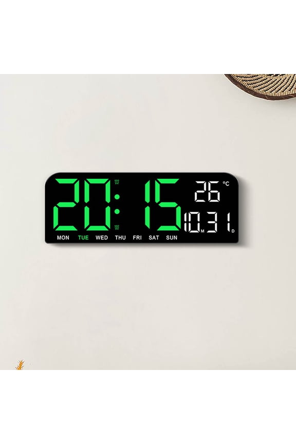 Reloj electrnico multifuncin con alarma LED, temperatura, salto de segundos, pantalla, cuenta regresiva, reloj de cabecera.