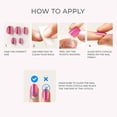 thumbnail image 2 of Presiona Uñas Impress KISS ColorFX 'Starry' Rosa Claro, 2 of 9