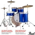 thumbnail image 4 of Pearl EXX725SC717 Export Series 22/10/12/16/14S 5-Piece Shell Pack Drum Kit - High Voltage Blue, 4 of 5