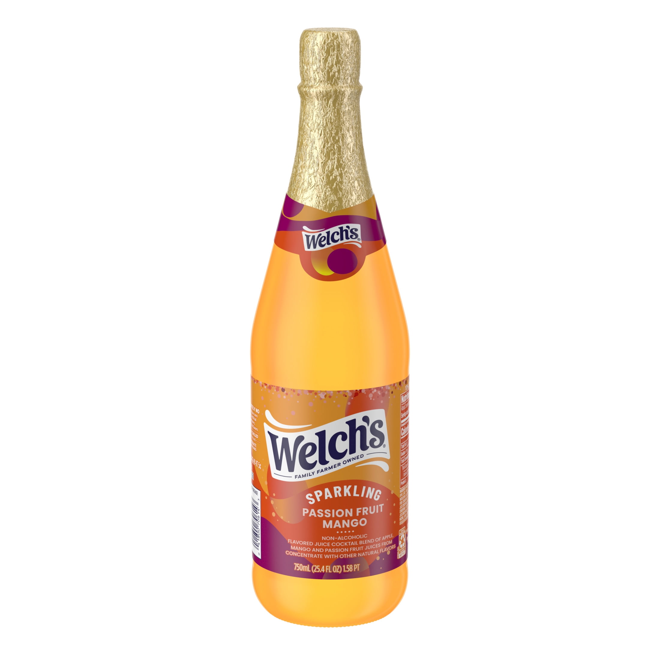 (2 pack) Welch's Passion Fruit Mango Cocktail, 25.4 oz Bottle